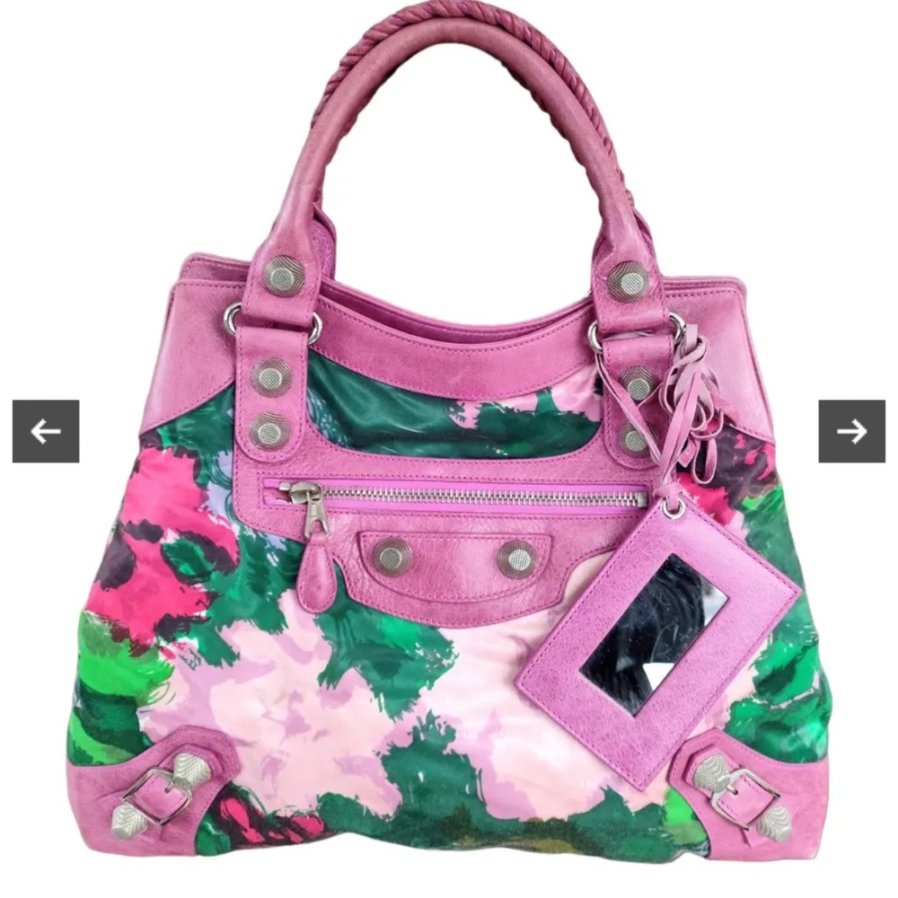 Balenciaga town cloth handbag